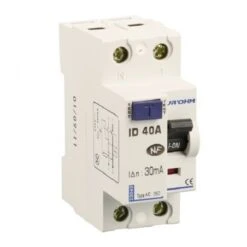 Interrupteur Différentiel 40A - 1P+N - 30mA - Type AC - Eur'ohm 23040