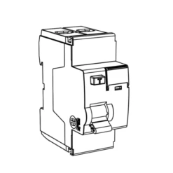 Interrupteur Différentiel 40A - 1P+N - Type AC - 30mA - Connexion Haut/bas Vis - NF