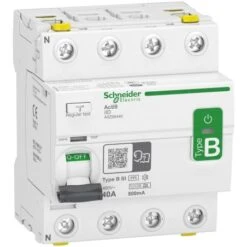 Schneider® Interrupteur Différentiel Acti9 - 4P - 40A - 500mA - Type B - SI - 400V
