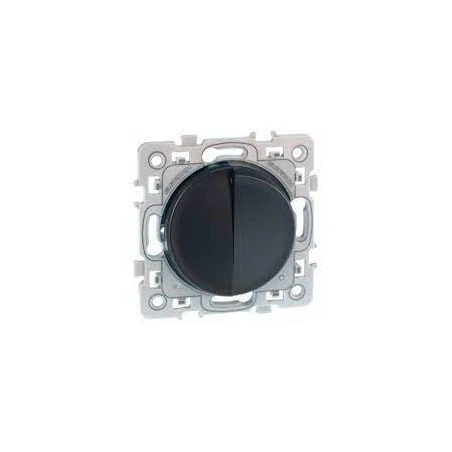 Interrupteur Double Va-et-vient SQUARE Anthracite 1 Interrupteur Double Va-et-vient SQUARE Anthracite