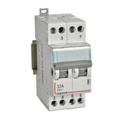 Legrand Interrupteur-inverseur Modulaire Double Va-et-vient à Point Milieu 250V~ - 2 Modules