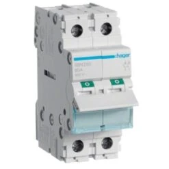 Interrupteur Modulaire 2 Pôles 80A