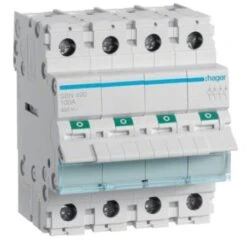 Interrupteur Modulaire 4 Pôles 100A