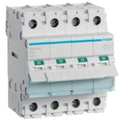 Interrupteur Modulaire 4 Pôles 63A