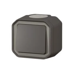 Interrupteur Ou Va-et-vient LEGRAND étanche Plexo 10AX 250V~ IP55 IK08 - Anthracite -Maison Moderne Electricite interrupteur ou va et vient legrand etanche plexo 10ax 250v ip55 ik08 anthracite 2