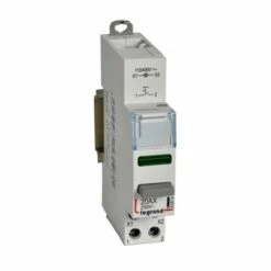 Legrand Interrupteur Poussoir Double Fonction + Voyant LED Vert - Contact 1NO - 110V~ à 400V~ - 1 Module