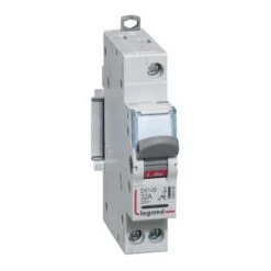 Legrand Interrupteur-sectionneur DX³-IS à Voyant 1P 250V~ - 32A - 1 Module