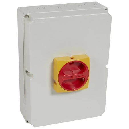 Legrand Interrupteur-sectionneur Rotatif Complet De Proximité - Tétrapolaire Neutre à Gauche - 63A 1 Legrand Interrupteur-sectionneur Rotatif Complet De Proximité - Tétrapolaire Neutre à Gauche - 63A