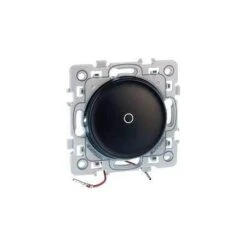 Interrupteur Va Et Vient 10AX Avec Voyant SQUARE Anthracite