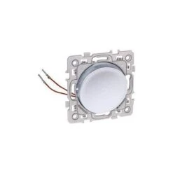 Interrupteur Va Et Vient 10AX Avec Voyant SQUARE Silver