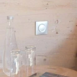 Interrupteur Va-et-vient SQUARE Silver -Maison Moderne Electricite interrupteur va et vient square silver eurohm 2