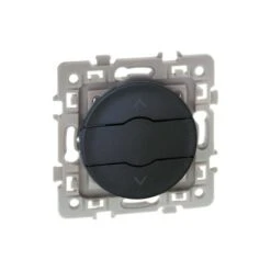 Interrupteur Volets Roulants 3 Positions SQUARE 1 Poste - 6AX - 250V - Anthracite