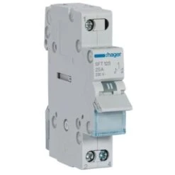 Inverseur Modulaire 1 Pôle 25A, Point Commun Amont, I-0-II