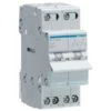 Inverseur Modulaire 2 Pôles 25A, Point Commun Amont, I-0-II