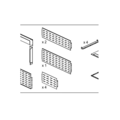 Legrand Kit Caisson DMX³2500 Et DMX³4000 Pour DMX³6300 Pour Armoire XL³6300 Pour Formes XL³