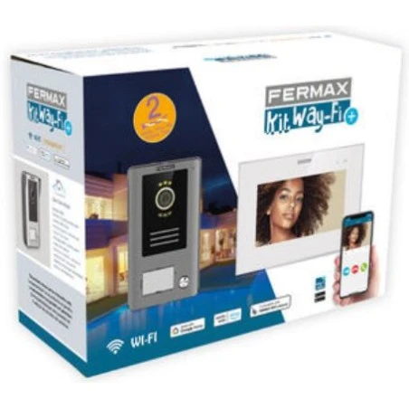 Kit Vidéophone Way-FI PLUS 7" 1/BP - Avec Module Wi-Fi Intégré Dans Le Moniteur 2 Kit Vidéophone Way-FI PLUS 7" 1/BP - Avec Module Wi-Fi Intégré Dans Le Moniteur – Image 2