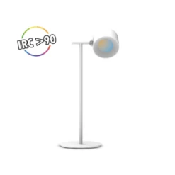 Lampe De Bureau Ronde - 2W CCT - Blanc - IRC90