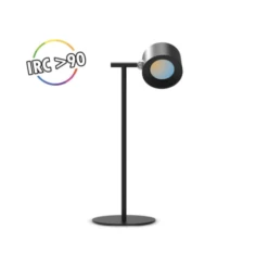 Lampe De Bureau Ronde - 2W CCT - Noir - IRC90