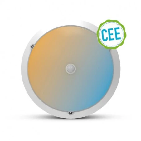 LED Hublot Rond Ø300 Blanc 15W CCT 3000/4000/6000°K + Détecteur IR 1 LED Hublot Rond Ø300 Blanc 15W CCT 3000/4000/6000°K + Détecteur IR