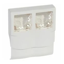 LEGRAND - Cadre Appareillage Saillie 2 Postes Pose Le Long Des Plinthes DLPlus épaisseur 20mm Blanc