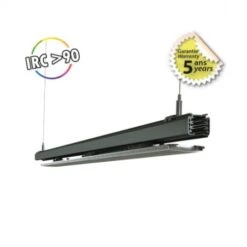 Linéaire LED Sur Rail - Noir - 1500mm - 35/40/45/50W - 4000K