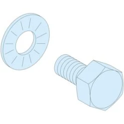 Schneider® Linergy BS - Lot De 40 Vis + Rondelles - M6 X 16 Pour Barre Taraudée - 630A