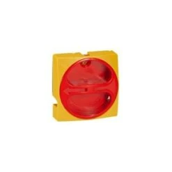 Legrand Manette Cadenassable IP40 Pour Interrupteur-sectionneur Rotatif Composable - 80A Et 100A - Jaune Et Rouge
