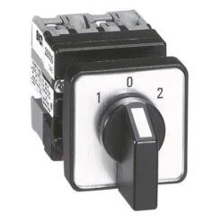 Legrand Mini-commutateur à Cames Inverseur Avec Position Arrêt 45° - 1 Pôle 2 Contacts