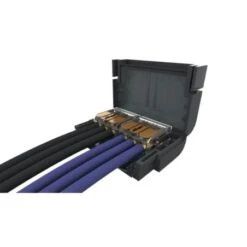 Mini Boite De Jonction Plate - 2x3 - Avec Gel Isolant Et Borne à Leviers