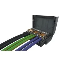 Mini Boite De Jonction Plate - 3x2 - Avec Gel Isolant Et Borne à Leviers