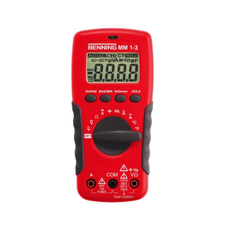 Multimètre - Cat III 600V Avec Fonction "VoltSensor" - MM1-3 1 Multimètre - Cat III 600V Avec Fonction "VoltSensor" - MM1-3