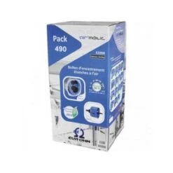 Pack De 490 Boites D'encastrement + Scie Cloche - Ø 67/68 Mm - Prof. 40 Mm - Air'métic