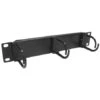 Panneau De Gestion De Câbles 1U - 10" - 3 Anneaux - Noir