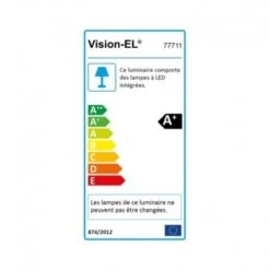 Panneau LED 595x595 38W 3000°K - Blanc -Maison Moderne Electricite panneau led 595x595 38w 3000k blanc vision el 3