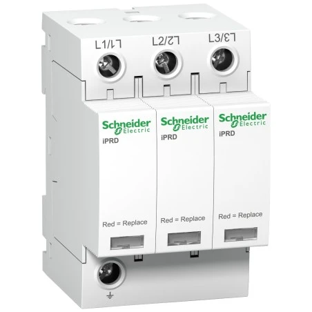 Schneider® Parafoudre Acti9, IPRD 40r - 3P, 40kA 350V, Avec Report Signalisation 1 Schneider® Parafoudre Acti9, IPRD 40r - 3P, 40kA 350V, Avec Report Signalisation