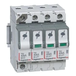 Legrand Parafoudre Type T2 Imax 40kA/pôle - 3P+N 320V~ - 4 Modules