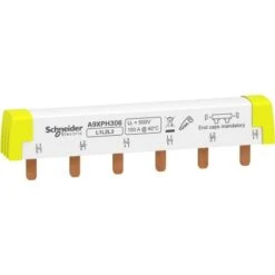Schneider® Peigne à Dents - 3P - 100A - 6 Modules De 18mm - Acti9 IC60