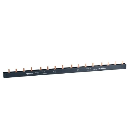 Schneider® Peigne De Raccordement - 4P - 63A - 24 Modules - 16x27mm 1 Schneider® Peigne De Raccordement - 4P - 63A - 24 Modules - 16x27mm
