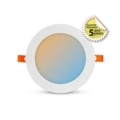 Plafonnier LED 18W Ø225 CCT - Blanc