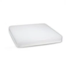 Plafonnier LED Carré Blanc 18W 4000°K Avec Détecteur