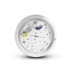 Plafonnier LED Hublot Ø300 E27 Blanc IP65 + Détecteur -Maison Moderne Electricite plafonnier led hublot 300 e27 blanc ip65 detecteur vision el 4