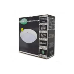 Plafonnier LED Hublot Ø300 E27 Blanc IP65 + Détecteur -Maison Moderne Electricite plafonnier led hublot 300 e27 blanc ip65 detecteur vision el 5