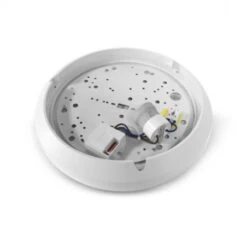 Plafonnier LED Hublot Rond Ø300 Blanc E27 IP65 + Détecteur IR -Maison Moderne Electricite plafonnier led hublot rond o300 blanc e27 ip65 detecteur ir miidex 2