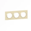 Legrand Plaque Carrée 3 Postes DOOXIE - Dune