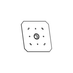 Plaque Support Pour Appareillage Saillie - 100 X 100 Mm