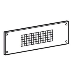 Legrand Plastron Perforé - Haut. 200mm - 24 Modules - Pour XL³4000 Et XL³800