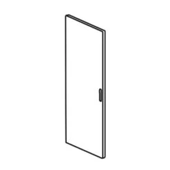 Legrand Porte Métal Réversible Galbée Pour Armoire XL³4000 Larg. 975mm Et Haut. Ext. 2000mm