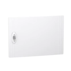 Schneider® Porte Opaque RAL9003 Pour Coffret Encastré 1 Rangée 18 Modules PrismaSeT XS