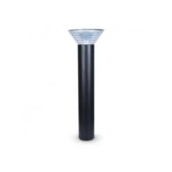Potelet Solaire LED Conique 4W 4000°K - 380mm - Noir -Maison Moderne Electricite potelet solaire led conique 4w 4000k 380mm noir miidex 2