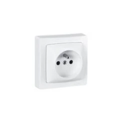 Legrand Prise 2P+T éclips De Protec Appareillage Saillie Complet - Bornes Auto - Blanc